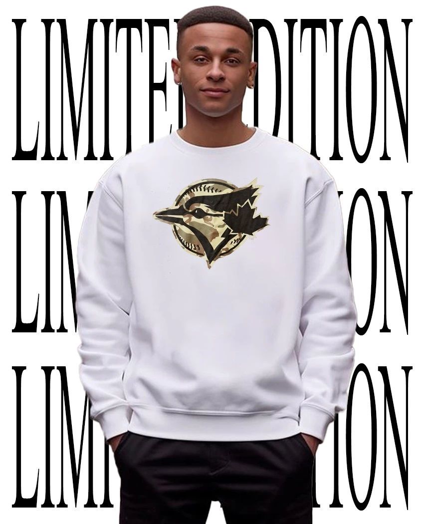Camo Toronto Blue Jays logo shirt