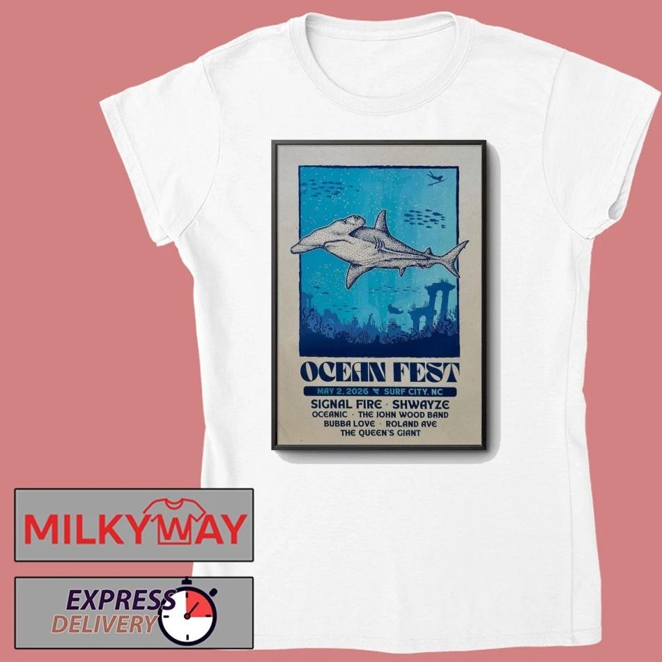 LIMITED May 2 2026 Ocean Fest Surf City, NC Poster Tour shirt