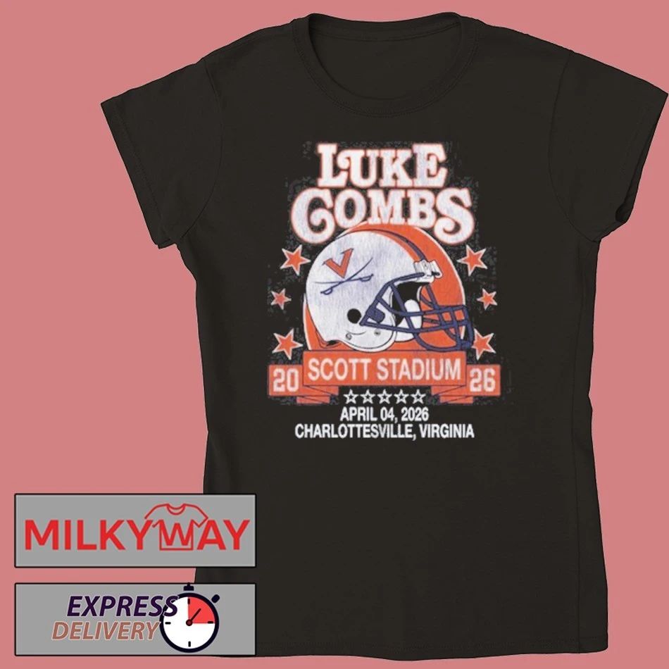 Luke Combs My Kinda Saturday Night Tour at Scott Stadium in Charlottesville, VA Apr 04, 2026 T-Shirt