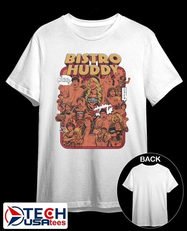 Bistro Huddy graphic shirt