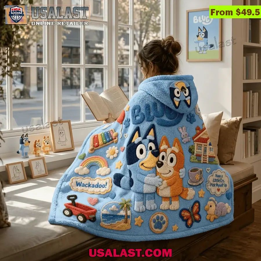 Bluey Limited Edition Hooded Blanket
