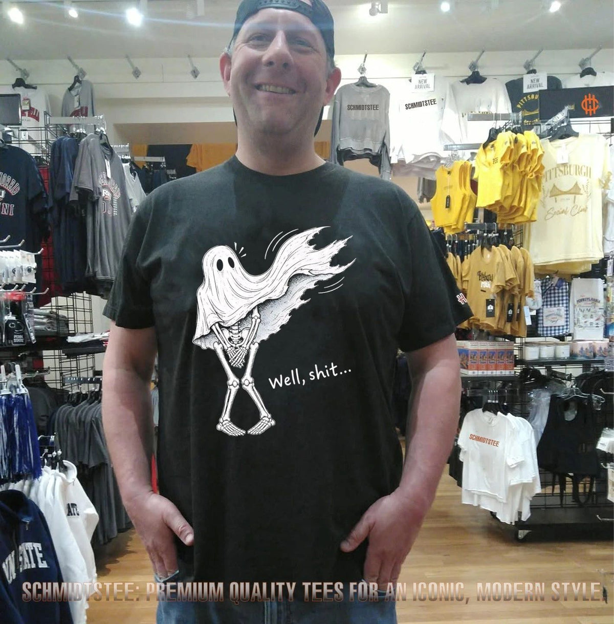 Skeleton well shit Halloween shirt