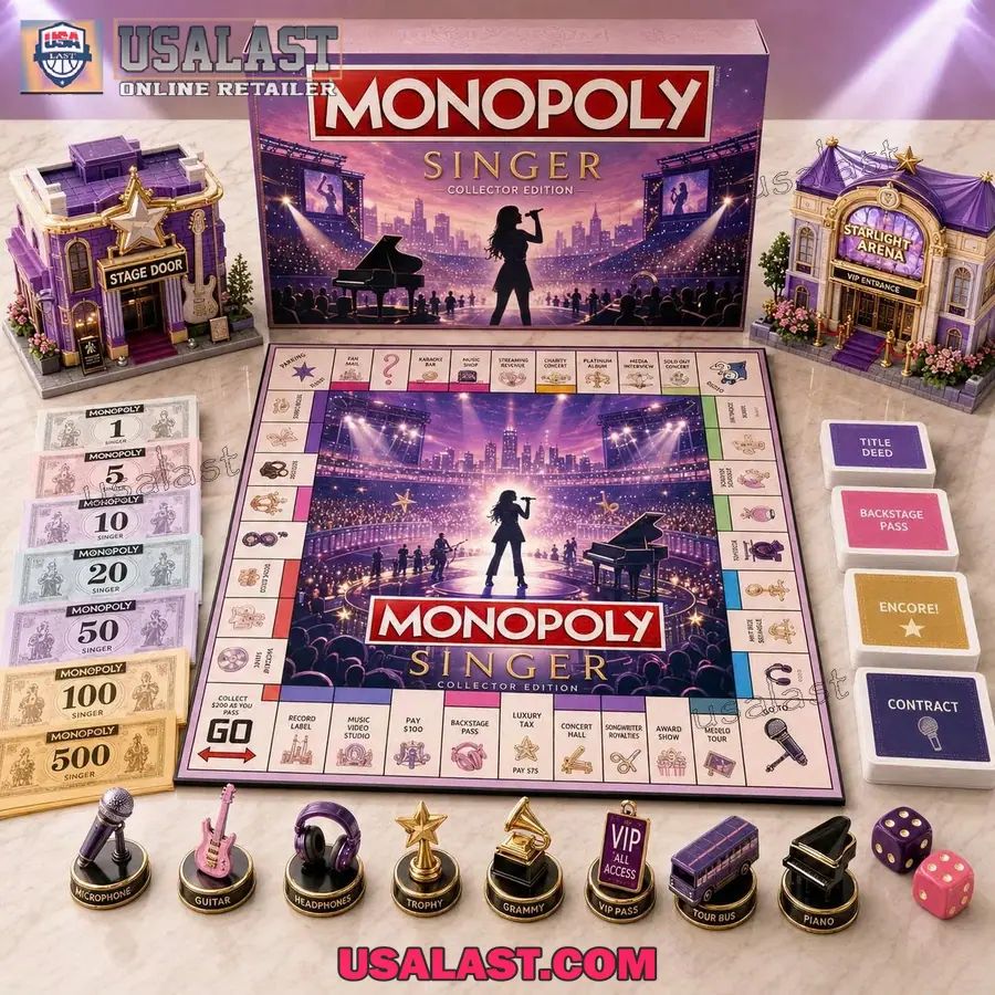 Singer Collector Edition Monopoly Board Game 2026