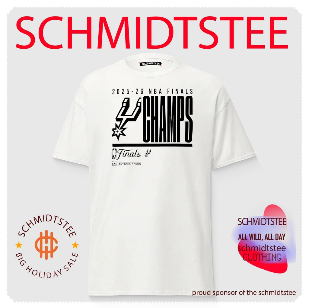 San Antonio Spurs 2026 NBA Finals Champions Graphic shirt