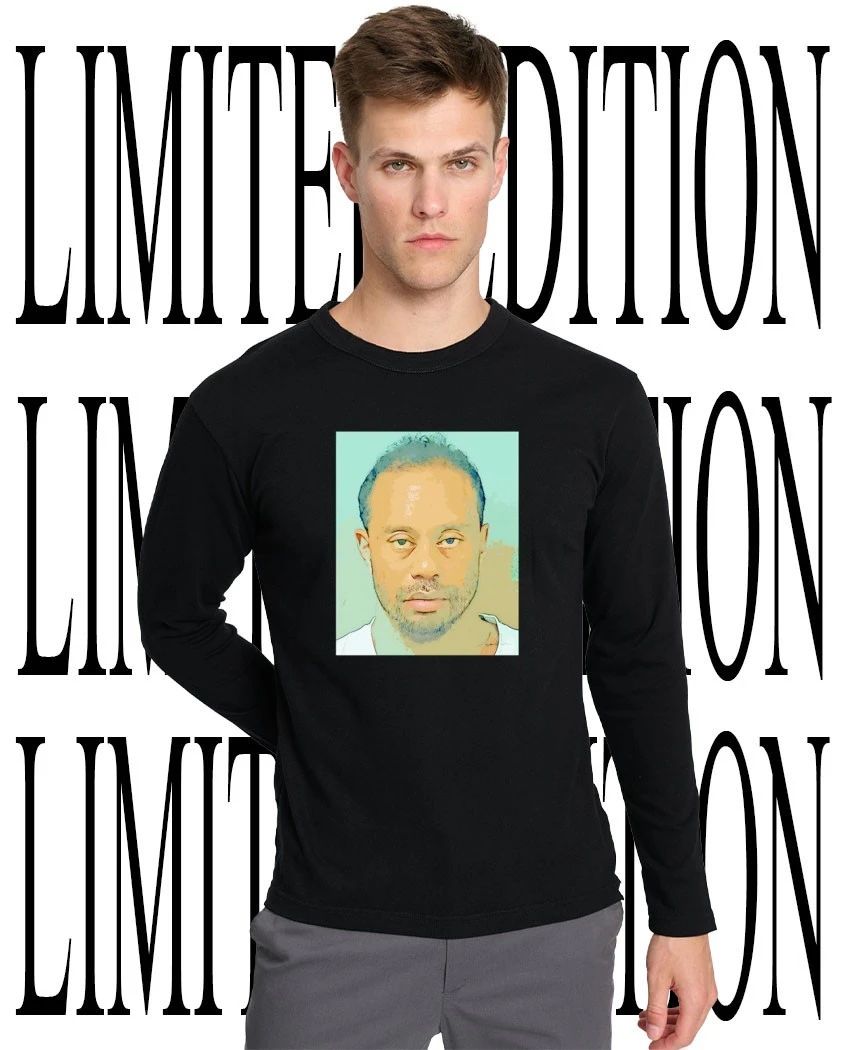 Tiger Woods Mugshot Stylized Golf shirt