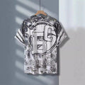 Loose Fit Mens Printed T Shirt Vintage Style for Daily Street Casual Wear