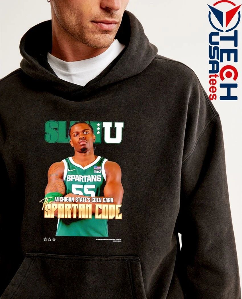 Slam The Michigan State’s Coen Carr Spartan Code shirt