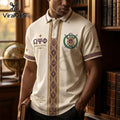 Premium Omega Psi Phi Cream Polo Shirt