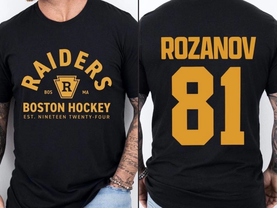 HOT! Ilya Rozanov #81-Boston Raiders Tee, Heated Rivalry Inspired Unisex T-Shirt
