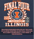 Illinois Fighting Illini Final Four 2026 NCCA Men’s Basketball logo shirt