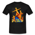 Mens Retro Surf T-shirt Beach Surf Party Movie Surfing Board Bikinis Surfboard