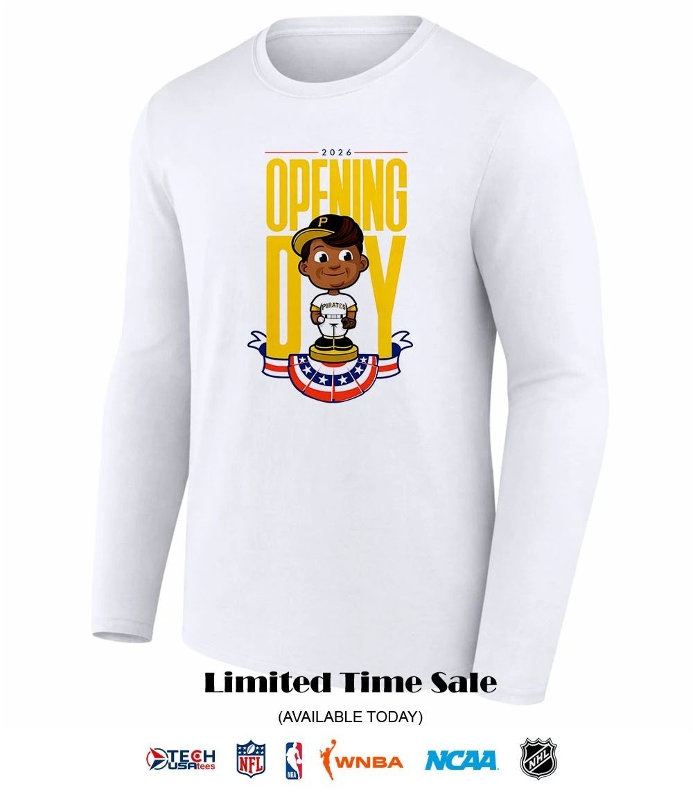 2026 Opening Day Pittsburgh Pirates bobblehead shirt