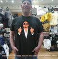 Pitbull double middle finger shirt