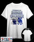 Kentucky Wildcats Ovo Congratulates The 1996 National Champions shirt