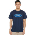 Ford Dimensional Logo Unisex T-Shirt S-5XL, Navy