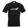 Table tennis evolution T-shirt motif printed fun shirt design print