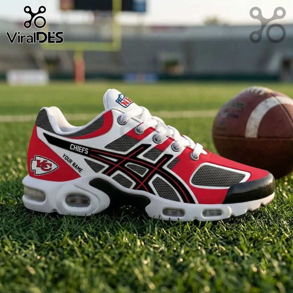 Kansas City Chiefs Custom Air Max Plus Sports Sneakers
