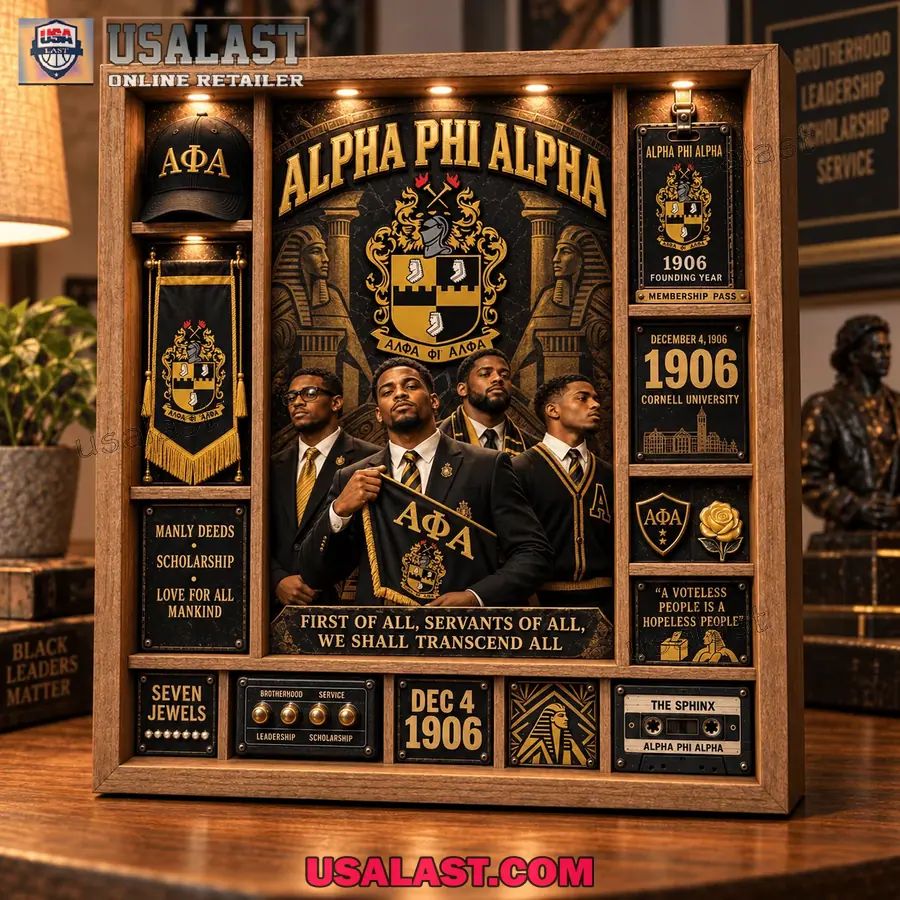 Alpha Phi Alpha Custom Frame Light Box