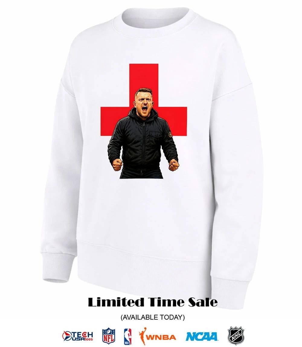Tommy Robinson England flag shirt