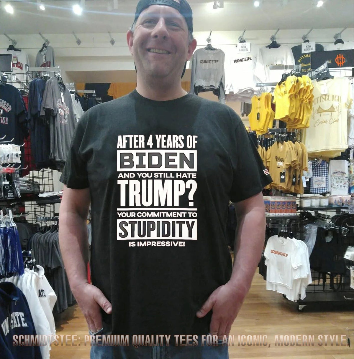 After 4 Years of Biden and You Still Hate Trump Your Commitment to Stupidity Is Impressive shirt