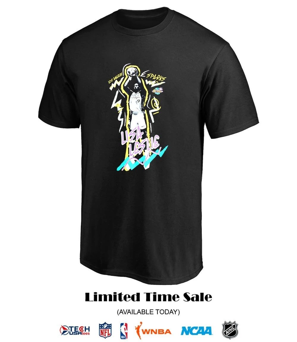 Lisa Leslie Los Angeles Sparks Basketball graphic shirt