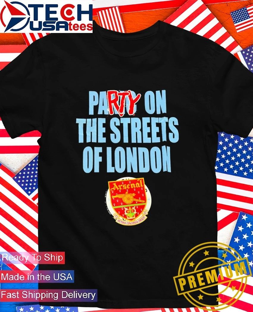 Party on the Streets of London Arsenal Football Club shirt