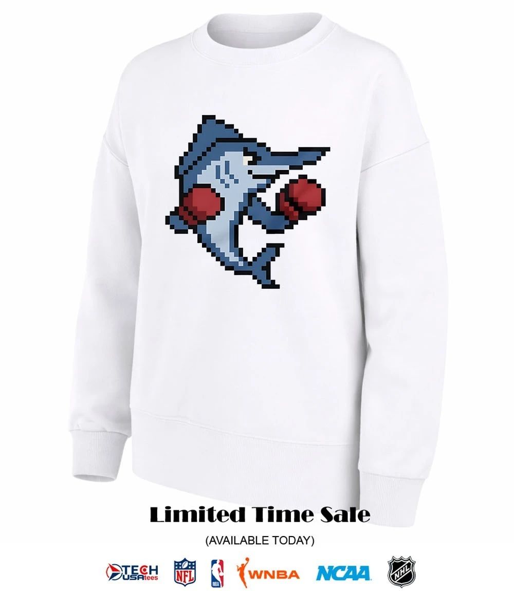 Miami Marlins mascot boxing pixel shirt