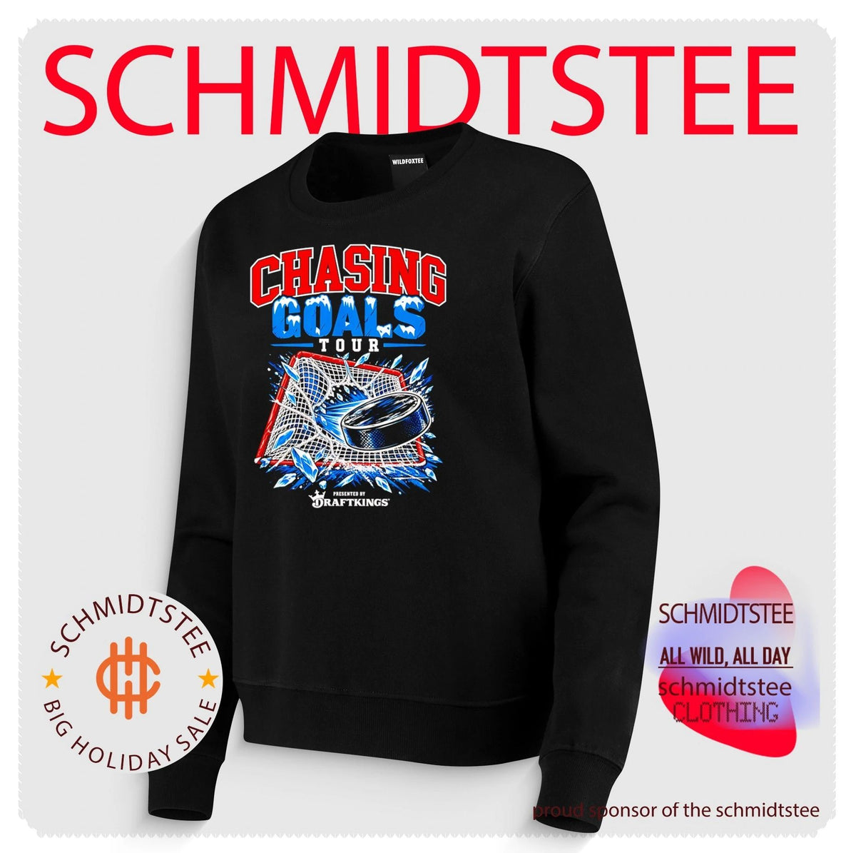 Chasing Goals Tour Hockey 2026 shirt