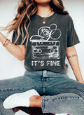 Retro Cassette Tape T‑Shirt, 100% Cotton It’s Fine Graphic Tee, 90s Music Shirt,