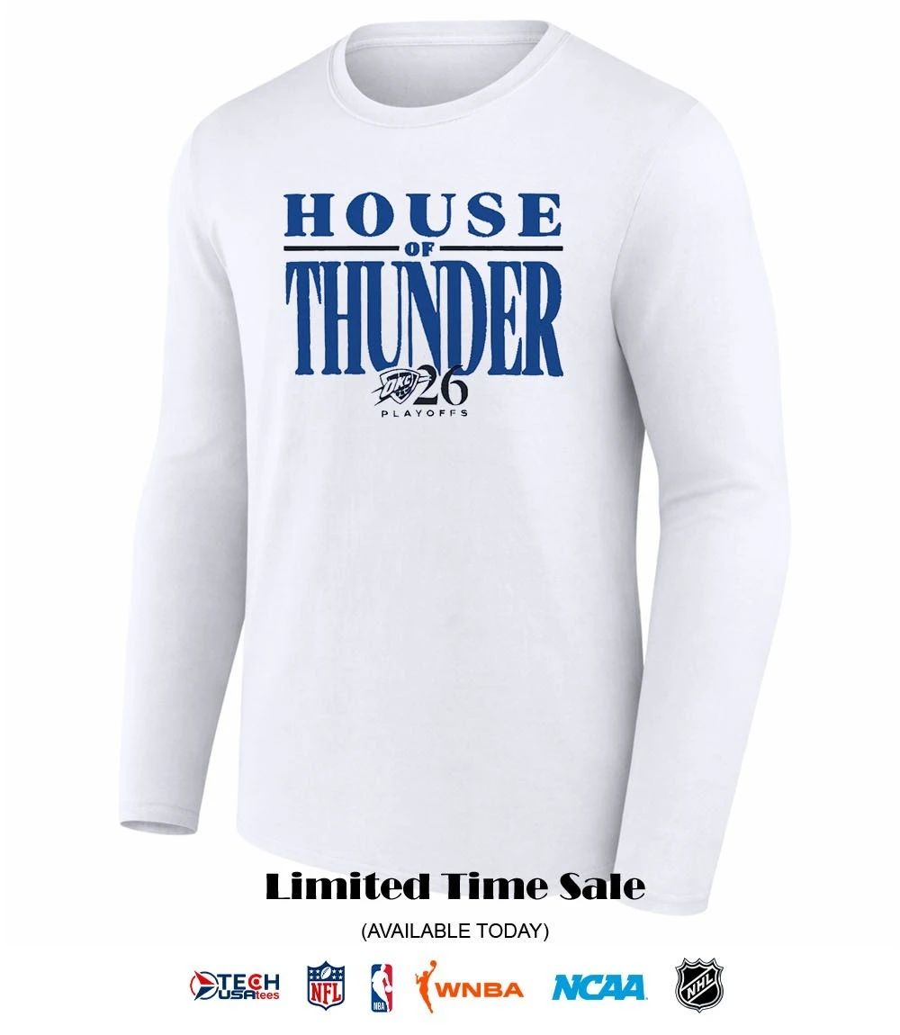 OKC Thunder Game 1 2026 Playoffs House of Thunder shirt