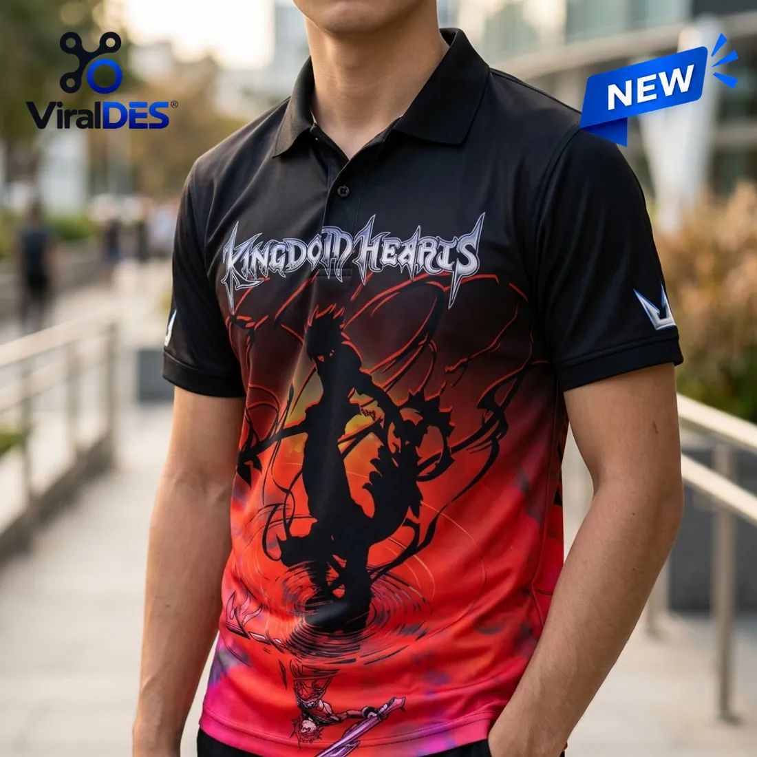 Kingdom Hearts 25th Anniversary Polo Shirt