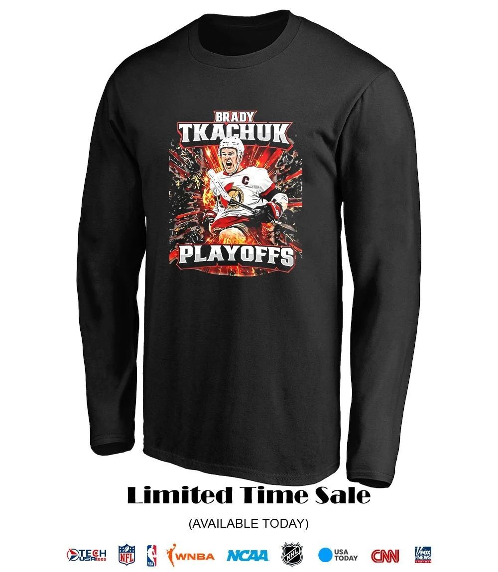 Brady Tkachuk Ottawa Senators 2026 Playoffs shirt