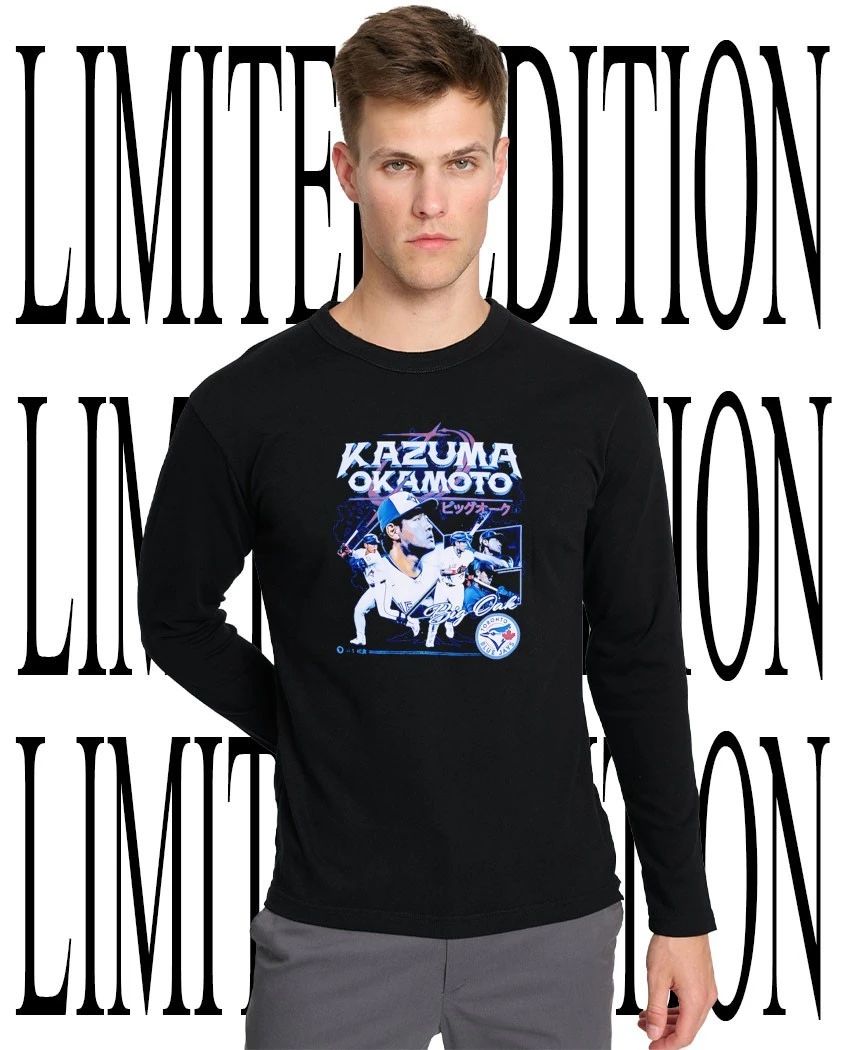 Kazuma Okamoto Big Oak Toronto Blue Jays Baseball Collage shirt