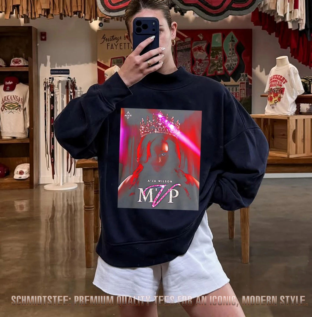 Celebrates A’Ja Wilson Las Vegas Aces Most Valuable Player 2026 5 MVP In History poster shirt