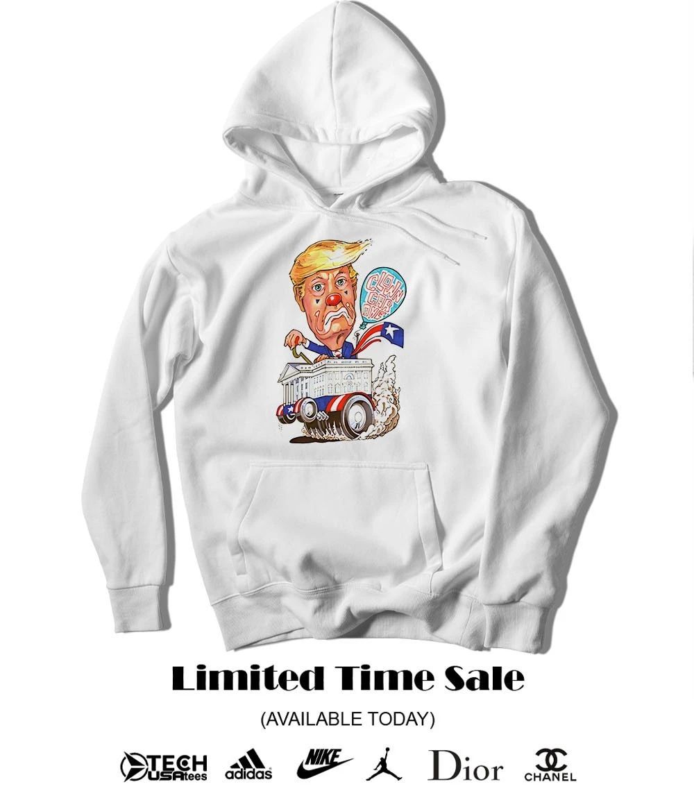 Trump Clown Car cartoon shirt