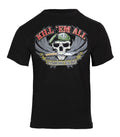 Kill Em All Let God Sort Em Out Skull Black T-Shirt Military Special Forces Tee
