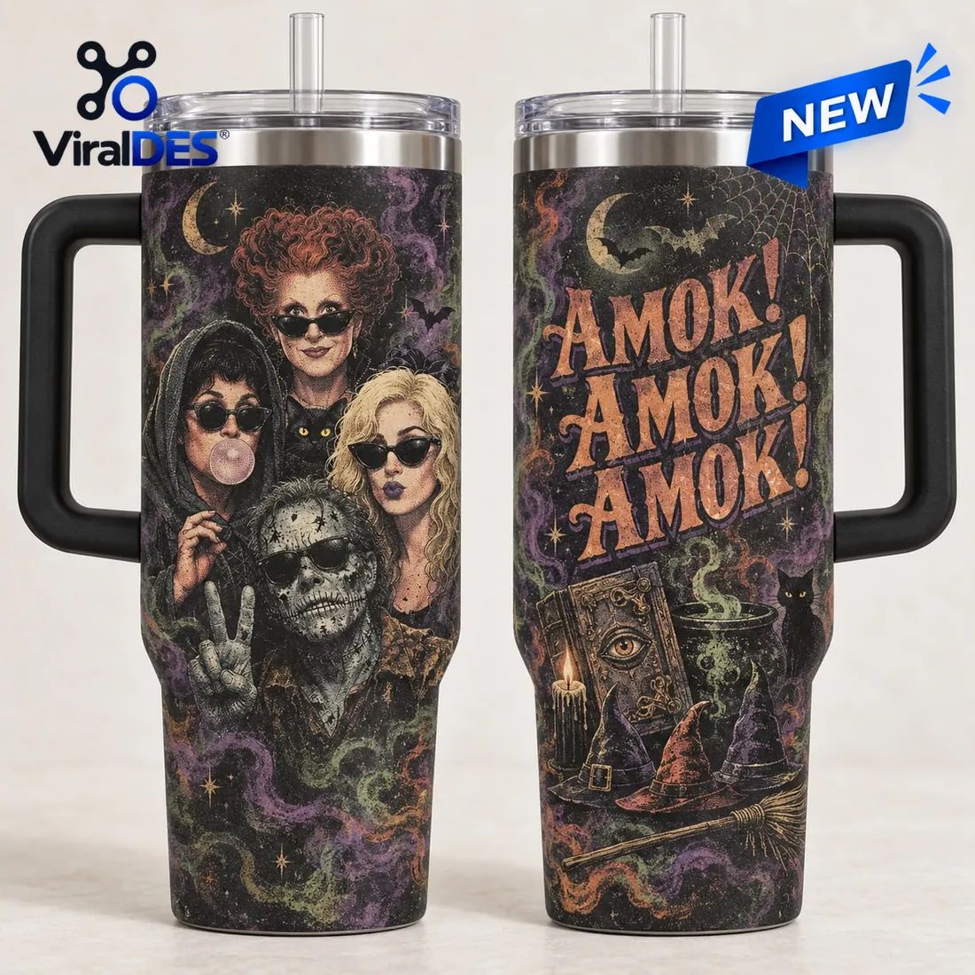 Hocus Pocus Amok 40oz Stanley Tumbler