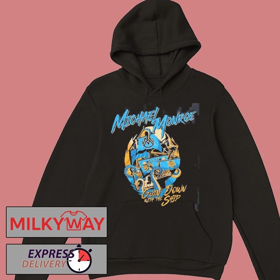 Michael Monroe Underground Garage Cruise Festival 2026 Merch Tee Going Down With The Ship T-Shirt