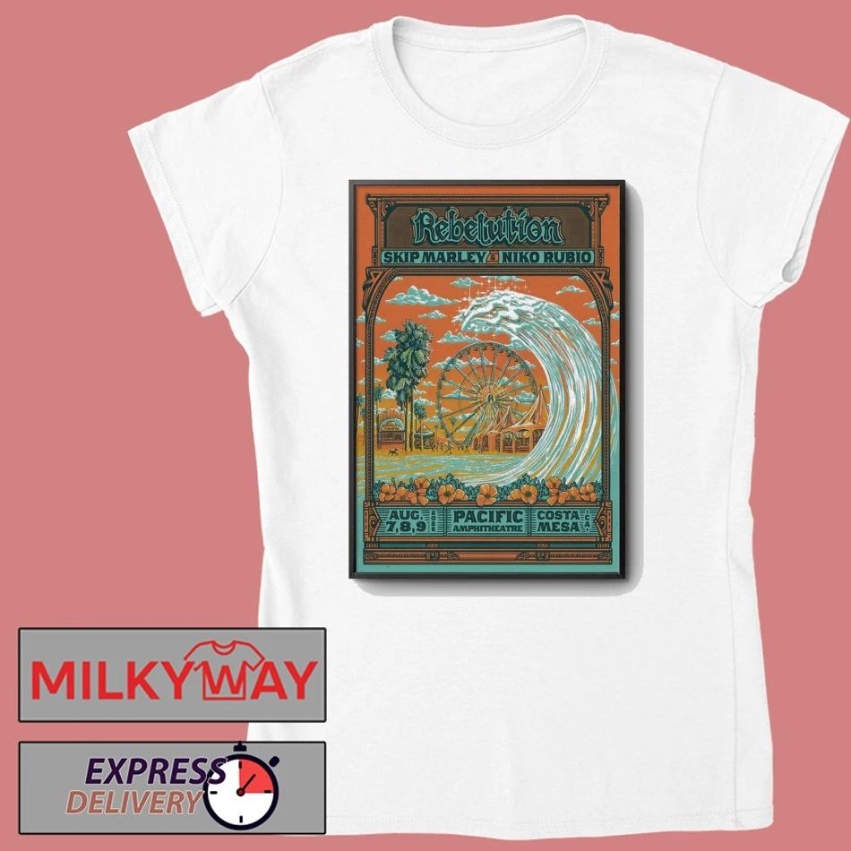 Rebelution August 7-9 2026 In Costa Mesa CA Poster shirt