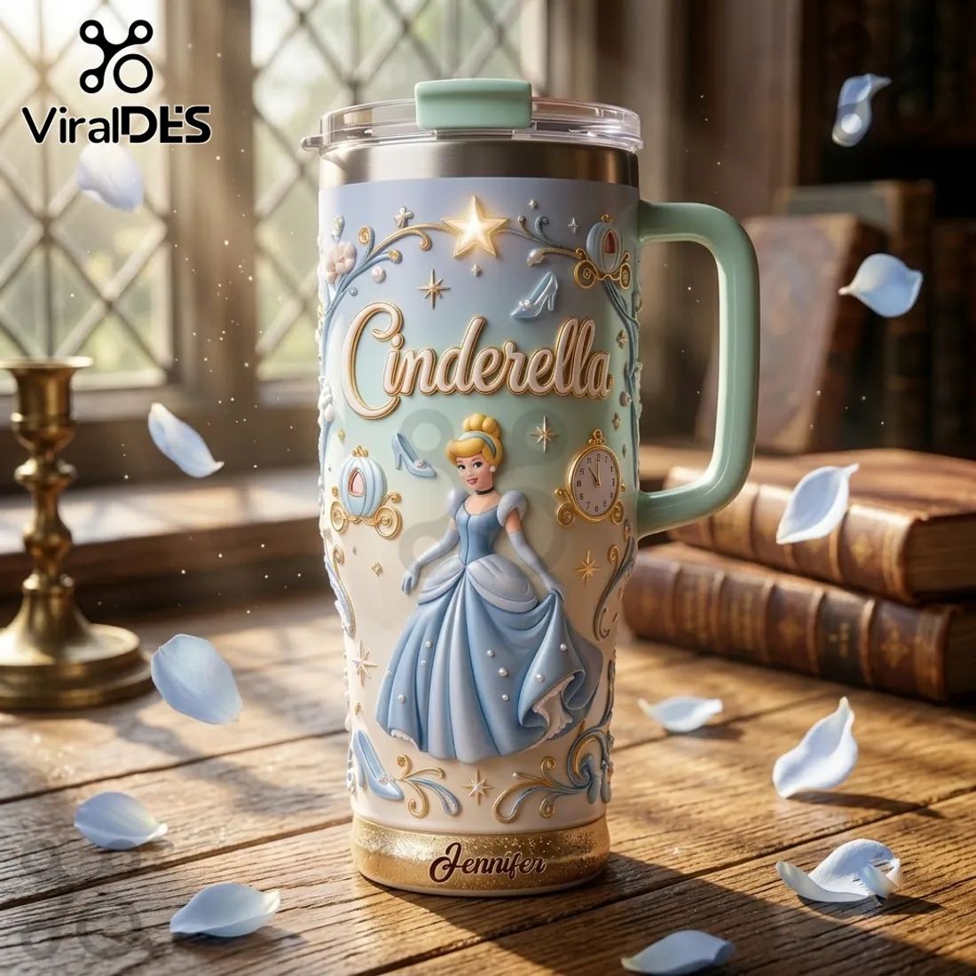 Cinderella Princess Stanley Tumbler 40oz