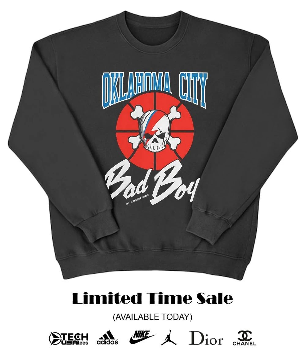 Okalahoma City Thunder Bad Boys skull shirt