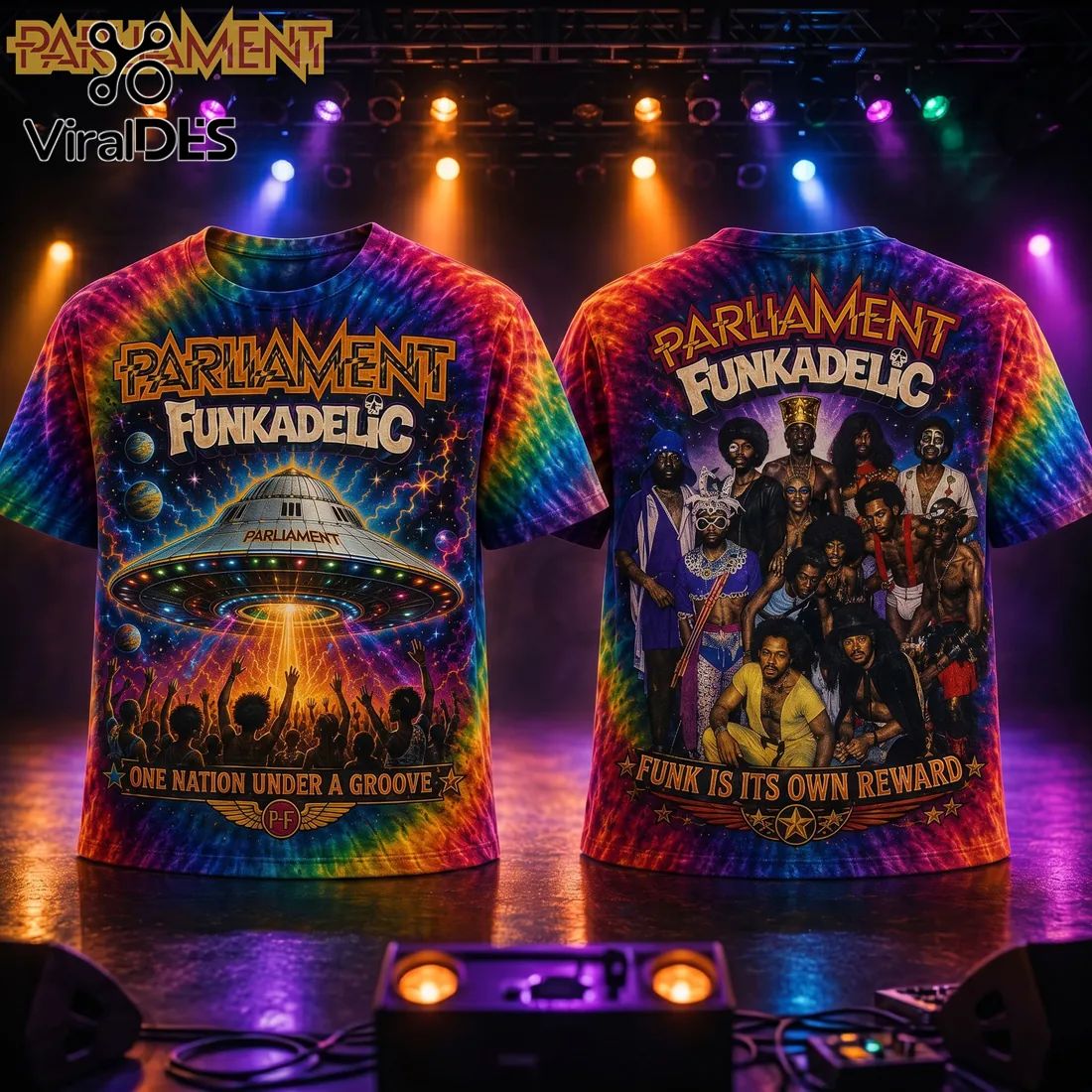 Parliament Funkadelic One Nation Under A Groove Shirt