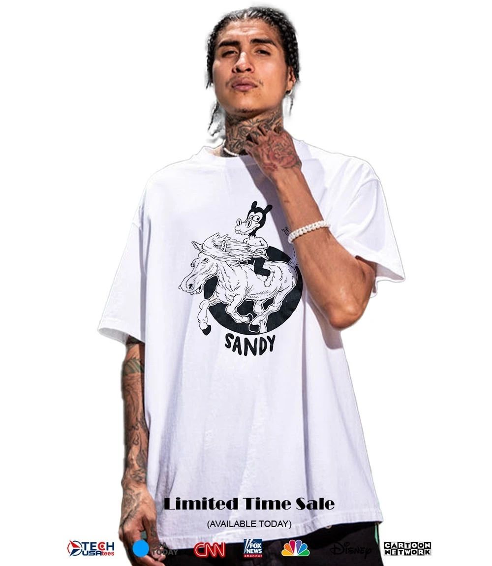 Sandy horse shirt