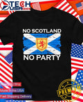 No Scotland no party flag shirt