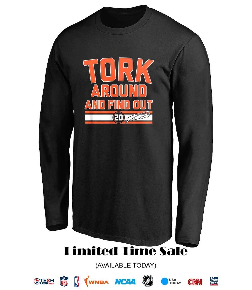 Spencer Torkelson #20 Detroit Tigers Tork around and find out signature shirt