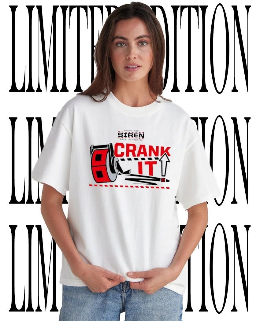 Carolina Hurricanes Sound the Siren crank it Playoffs 2026 graphic t-shirt