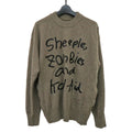 SACAI Sakai MADSAKI Embroidered Crew Neck Knit Long Sleeve A Used