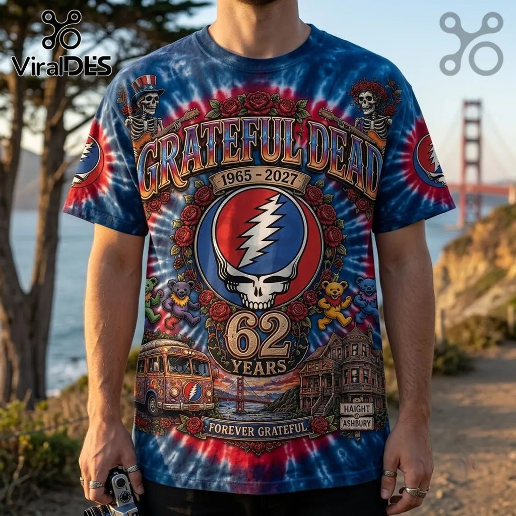 Grateful Dead Haight Ashbury 1965-2027 Anniversary Shirt