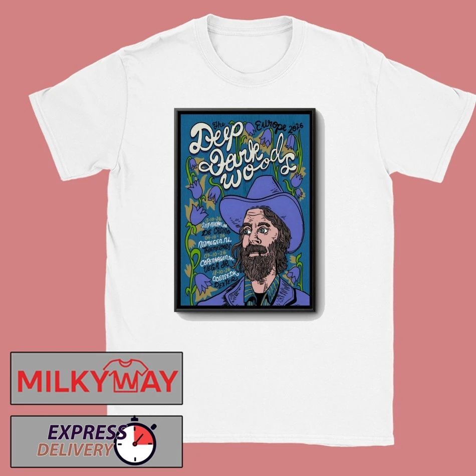 The Deep Dark Woods Europe Tour 26 Poster shirt