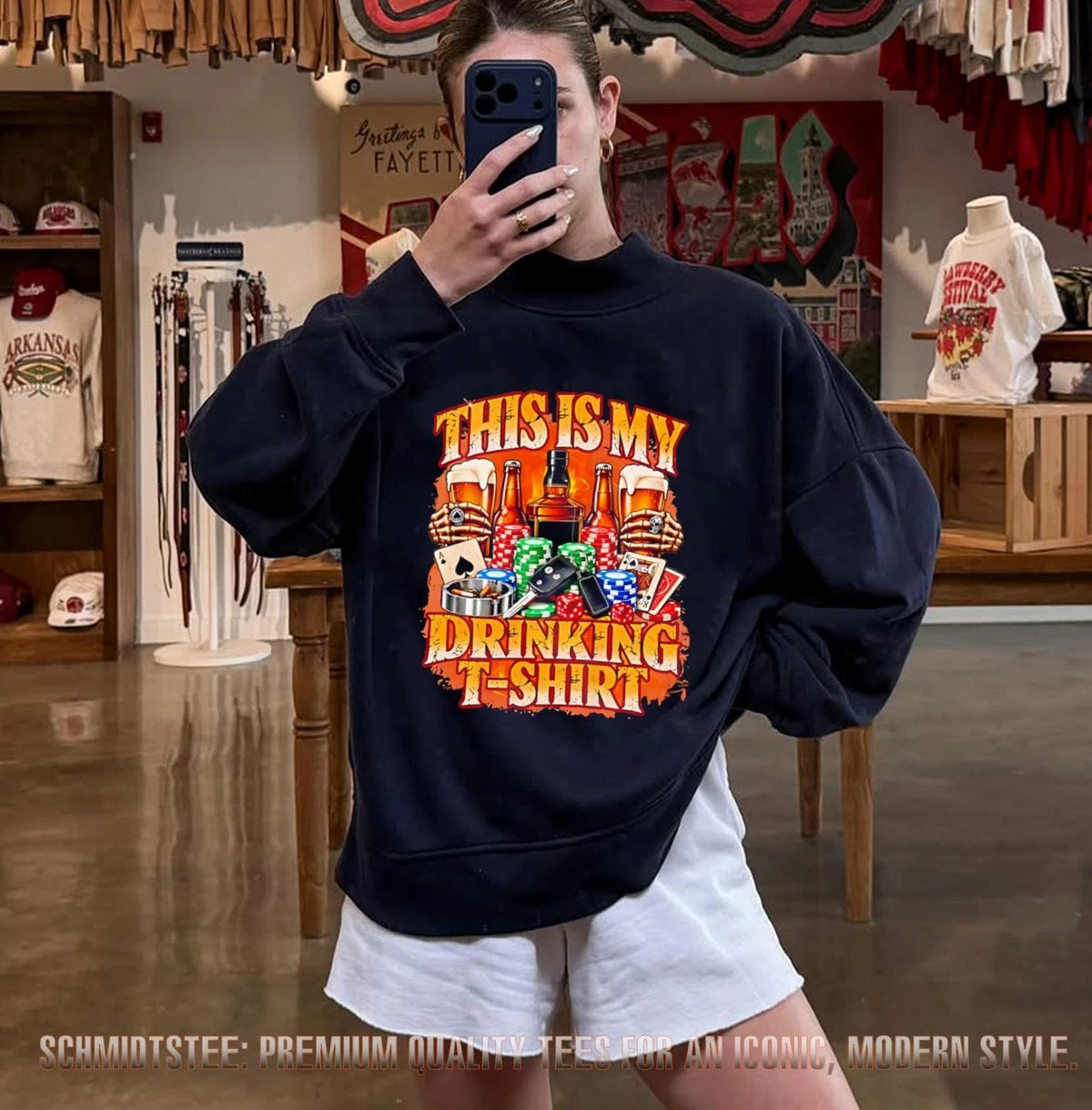 This Is My Drinking Poker and beer graphic shirt